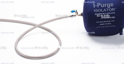 Односторонняя заглушка с трубкой и клапаном ISO 38" (965 mm)  - st-e.info - Новомосковск
