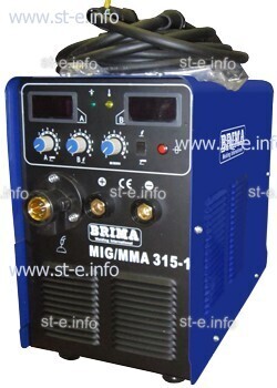 Сварочный инверторный полуавтомат BRIMA MIG/MMA-315-1 - st-e.info - Новомосковск